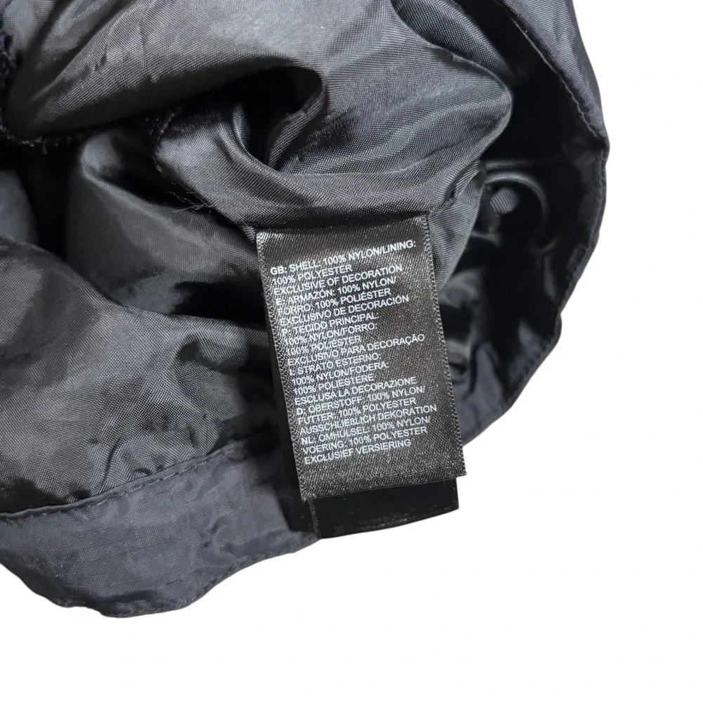 North Face Men L Black Hooded Rain‎ Jacket Dryvent Windbreaker ripstop gorpcore